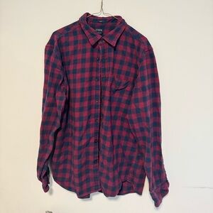 J Crew flannel button down shirt size XL